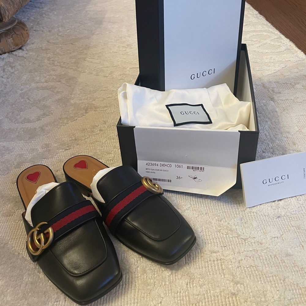 Gucci Glamour Betis mule 36.5
